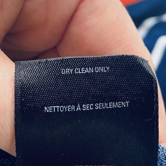 Anthropologie Maeve Dress Medium Blue Red Sleeveless Cameron Asymmetric Swing - Picture 9 of 9